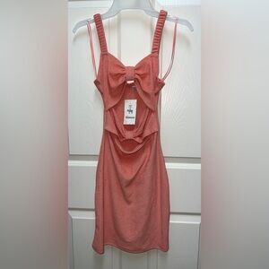 🧡 NWT! Terry Cut Out Dress